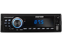 Creasono MP3-Autoradio USB/SD 4 x 25 W "CAS-1250" (refurbished); Bluetooth-Autoradios (1-DIN) 