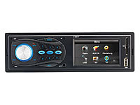 Creasono 1-DIN-Autoradio CAS-3310BT mit 3"-TFT-Display (refurbished); 2-DIN-MP3-Autoradios mit Bluetooth und Video-Anschluss, MP3-Autoradios (1-DIN) 