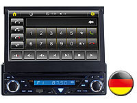 Creasono 7" Touchscreen DVD-Autoradio mit Navigation  Deutschland; 1 DIN Navigations-Systeme 