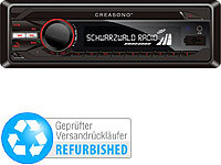Creasono MP3-RDS-Autoradio CAS-3300BT USB / SD / Bluetooth (Versandrückläufer); MP3-Autoradios (1-DIN), 2-DIN-MP3-Autoradios mit Bluetooth und Video-Anschluss 