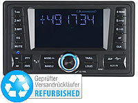 Creasono 2-DIN-MP3-Autoradio CAS-4380.bt mit RDS, Bluetooth (Versandrückläufer); Bluetooth-Autoradios (1-DIN) 