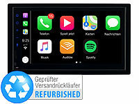 Creasono 2-DIN-Autoradio mit Apple CarPlay, DAB+, Versandrückläufer; Bluetooth-Autoradios (1-DIN) 