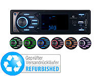Creasono MP3-Autoradio mit DAB+, Bluetooth Versandrückläufer; Bluetooth-Autoradios (1-DIN) 