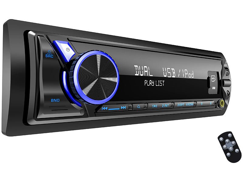 ; 2-DIN-MP3-Autoradios mit Bluetooth und Video-Anschluss, MP3-Autoradios (1-DIN) 