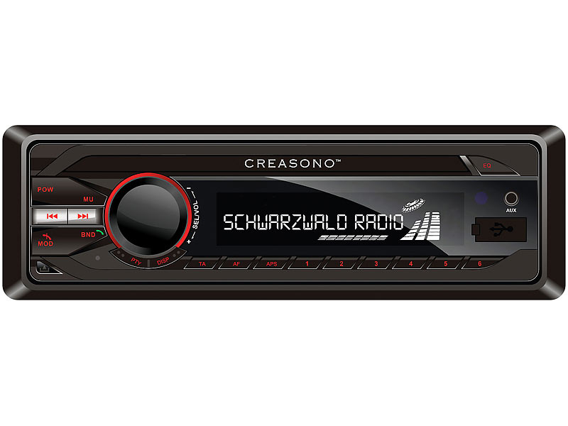 ; MP3-Autoradios (1-DIN), 2-DIN-MP3-Autoradios mit Bluetooth und Video-Anschluss 