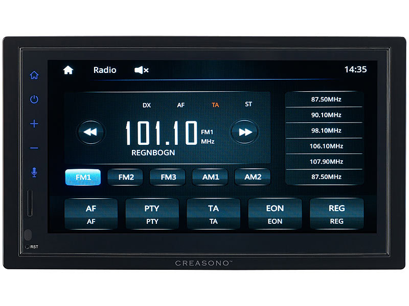; 2-DIN-MP3-Autoradios mit Bluetooth und Video-Anschluss 
