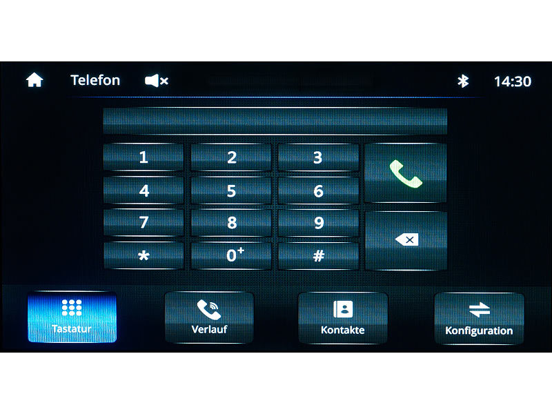 ; 2-DIN-MP3-Autoradios mit Bluetooth und Video-Anschluss 