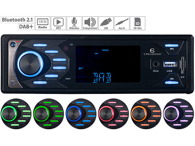 ; Bluetooth-Autoradios (1-DIN) 