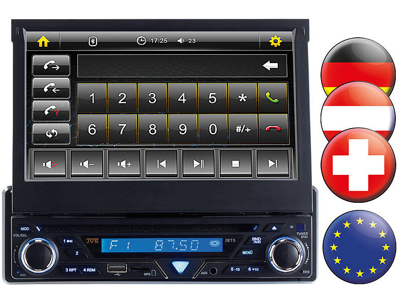 ; 1 DIN Navigations-Systeme 