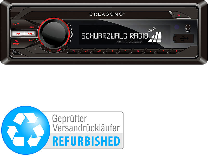 ; MP3-Autoradios (1-DIN), 2-DIN-MP3-Autoradios mit Bluetooth und Video-Anschluss 