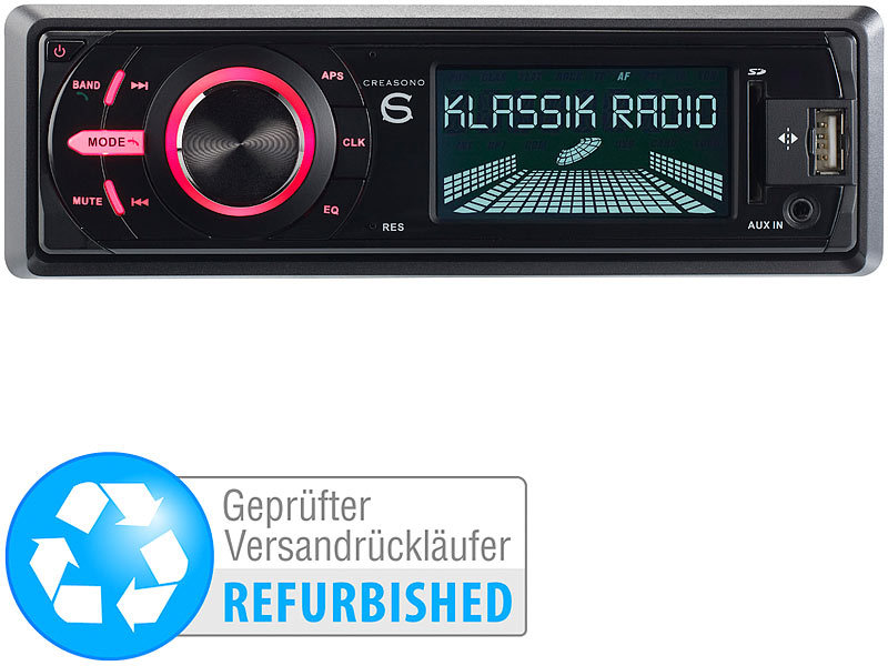 ; Bluetooth-Autoradios (1-DIN) 