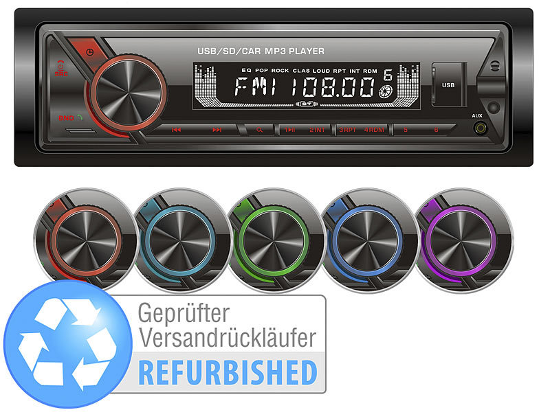 ; MP3-Autoradios (1-DIN) 