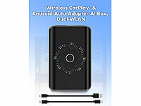 ; Wireless CarPlay- und Android-Auto-Adapter mit Dual-WLAN, Bluetooth und Android Wireless CarPlay- und Android-Auto-Adapter mit Dual-WLAN, Bluetooth und Android 