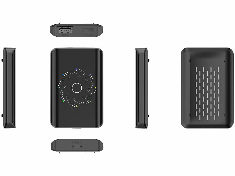 ; Wireless CarPlay- und Android-Auto-Adapter mit Dual-WLAN, Bluetooth und Android Wireless CarPlay- und Android-Auto-Adapter mit Dual-WLAN, Bluetooth und Android 